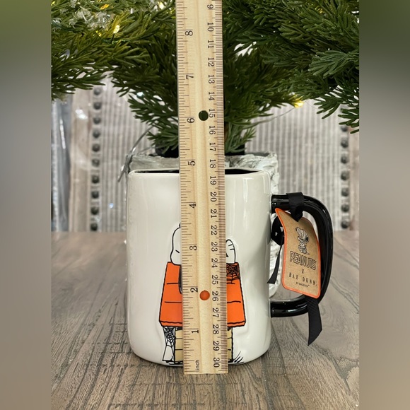 Brand NEW w/Tags Peanuts x Rae Dunn HOME SPOOKY HOME Mug feat. Snoopy 🎃 - Picture 7 of 11